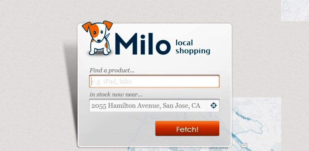 Milo shopping search engine