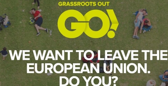 Cross party EU Exit campaign Grassrootsout.co.uk