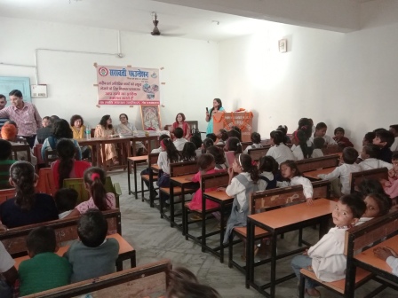 Kids and Members Sarswati Foundation Bareilly
